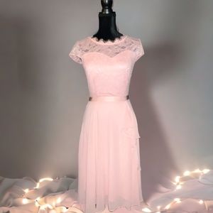 MissMay - Floral Lace Ruffle Dress - Small